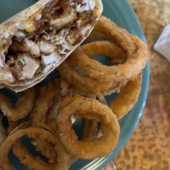 Mountainview Station - Chicken express wrap with hand breaded onion rings - American Near Me - Center Ossipee, New Hampshire