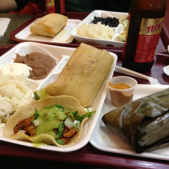 Maya Cuisine - Tamale veracruzano, barbacoa tamale, taco with chorizo con papas. - Mexican Near Me - Minneapolis, Minnesota Maya Cuisine - Tamale veracruzano, barbacoa tamale, taco with chorizo con papas. - Mexican Near Me - Minneapolis, Minnesota