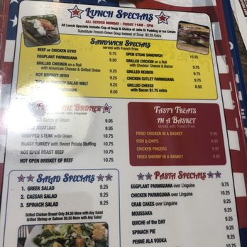 Americana Diner & Restaurant - Menu lunch specials - Diners Near Me - Middletown, New York Americana Diner & Restaurant - Menu lunch specials - Diners Near Me - Middletown, New York