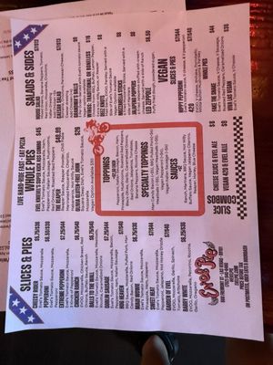 Menu photo 2 Evel Pie Las Vegas, NV