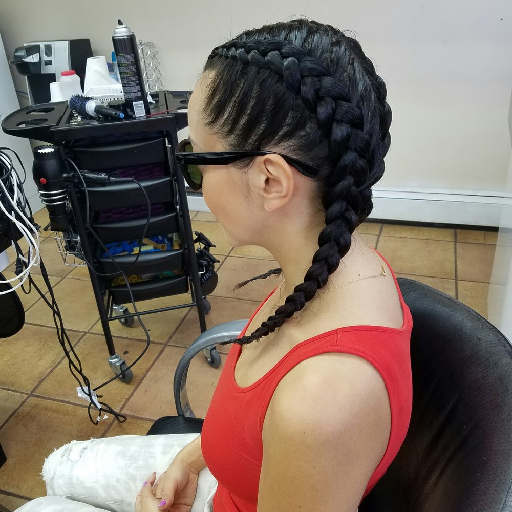 Cany Beauty Salon - Side of braids - Hair Salons Near Me - Hempstead, New York