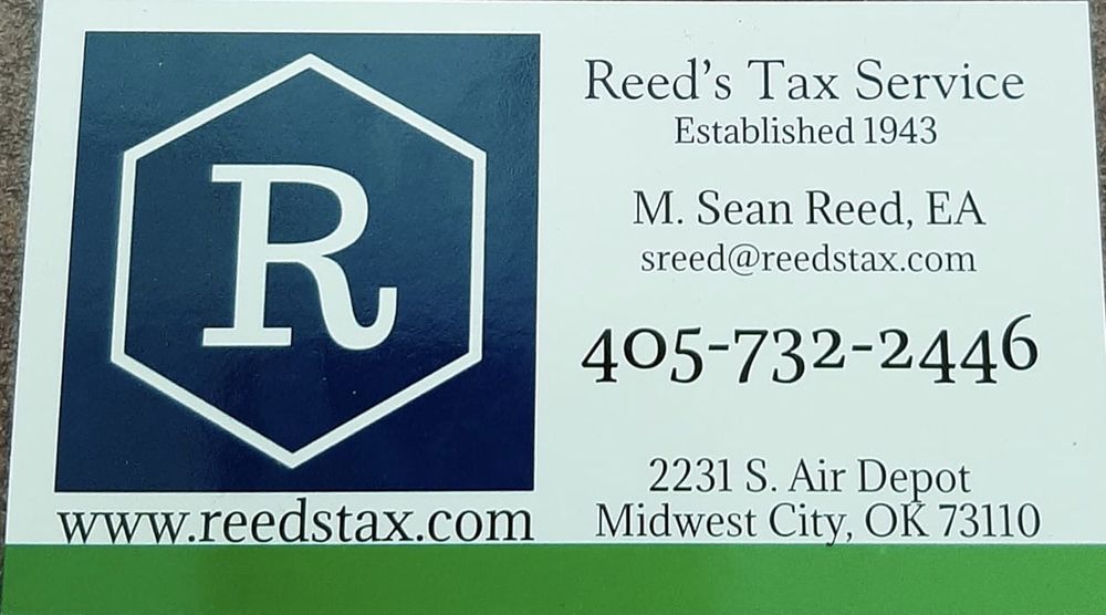 REED’S TAX SERVICE Updated October 2024 2231 S Air Depot Blvd