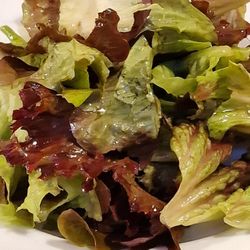 Bräustüberl - Salat (nicht mixed) dazu, nicht extra bestellt