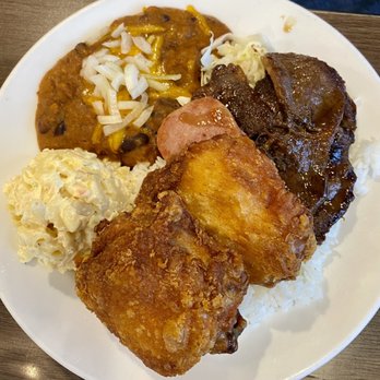 Zippy's McCully - Fried chicken, spam, Teri beef, chili & Mac salad - Fast Food Near Me - Honolulu, Hawaii