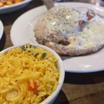 Buenos Aires Grill - Chicken with ham? And rice on the side - Argentine Near Me - Northridge, California