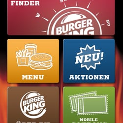 Burger King - Startseite von neuen BK  -App