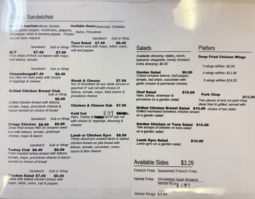 Menu photo 1 BLT Grill Gaithersburg, MD