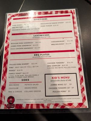 Menu photo 1 The Pig On Beale Memphis, TN Menu photo 1 The Pig On Beale Memphis, TN