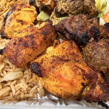 Grill Kabob - Chicken and lamb platter combo - Middle Eastern Near Me - Vienna, Virginia Grill Kabob - Chicken and lamb platter combo - Middle Eastern Near Me - Vienna, Virginia
