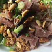 Photo of Maneelap Srimongkoun - San Francisco, CA, United States. Close up of the rice ball salad!