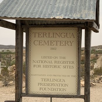 Terlingua Cemetery - Sign - Funeral Services & Cemeteries Near Me - Terlingua, Texas