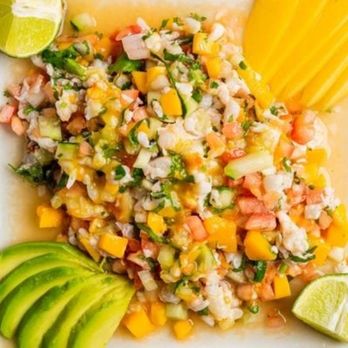 Mariscos El Capitan - Mango shrimp ceviche - Seafood Near Me - Des Moines, Iowa Mariscos El Capitan - Mango shrimp ceviche - Seafood Near Me - Des Moines, Iowa