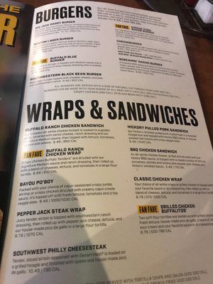 Menu photo 4 Buffalo Wild Wings Albuquerque, NM