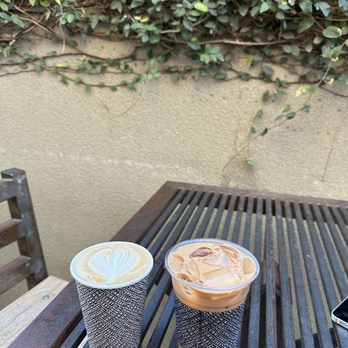 Coffee Commissary - Cubano (hot) and Chai Latte (cold). - Coffee & Tea Near Me - Los Angeles, California Coffee Commissary - Cubano (hot) and Chai Latte (cold). - Coffee & Tea Near Me - Los Angeles, California