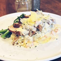The Grove 1848 - Roasted pork Loin with Sun-dried Tomato cream sauce