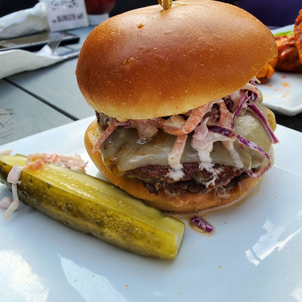The Burger Loft - The BBQ (burger) - New American Near Me - New City, New York The Burger Loft - The BBQ (burger) - New American Near Me - New City, New York