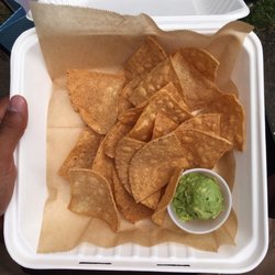 """Chips and guac""""