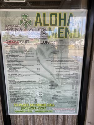 Menu photo 4 Papa Ole's Hauula, HI Menu photo 4 Papa Ole's Hauula, HI