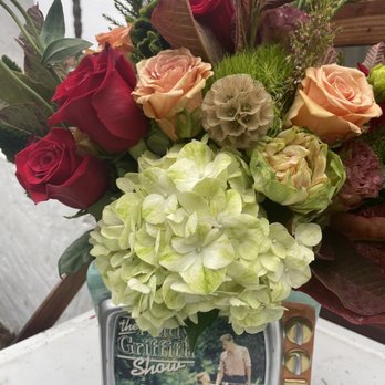 Margaret Rose Floral Design - Beautiful Floral Arrangement in an Andy Griffith show tv cookie jar - Florists Near Me