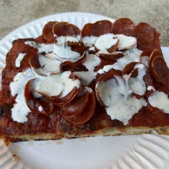 Pizza Supreme Being - Square pizza - Pizza Near Me - Sacramento, California Pizza Supreme Being - Square pizza - Pizza Near Me - Sacramento, California