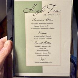 Afternoon Tea Food Menu Afternoon Tea Food Menu