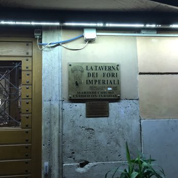 La Taverna dei Fori Imperiali - The front - Italian Near Me - Rome, RM La Taverna dei Fori Imperiali - The front - Italian Near Me - Rome, RM