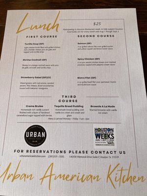 Menu photo 6 Urban American Kitchen Houston, TX Menu photo 6 Urban American Kitchen Houston, TX