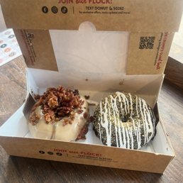 Maple Bacon (right), and S'mores (left)