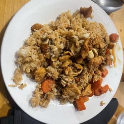 Misaki Seafood & Steakhouse of Japan - Chicken hibachi with sweet carrots. Not a lot of food or flavor.