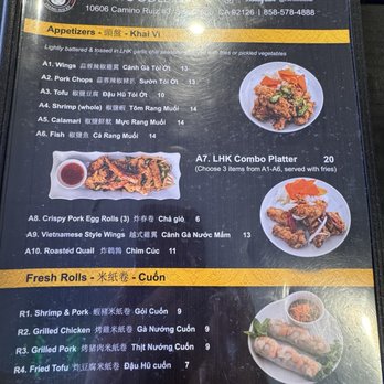 LHK Noodle Bar - Menu - Chinese Near Me - San Diego, California LHK Noodle Bar - Menu - Chinese Near Me - San Diego, California