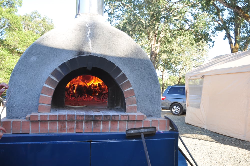 Kashaya’s Portable Wood fired Pizza