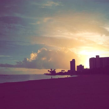 Playa Isla Verde - Isla verde skyline at the break of dawn. - Beaches Near Me - Carolina, Puerto Rico
