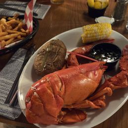 Soft shell watery lobster and melted butter that wasn't clarified properly it had fat in it. Soft shell watery lobster and melted butter that wasn't clarified properly it had fat in it.