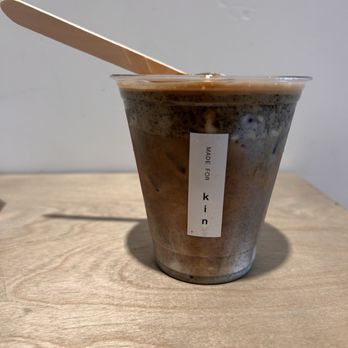 Kin Bakeshop - Iced black sesame latte - Donuts Near Me - Santa Barbara, California Kin Bakeshop - Iced black sesame latte - Donuts Near Me - Santa Barbara, California