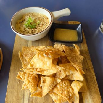 Com Nha Kitchen & Bar - Crab cheese wonton dip - Vietnamese Near Me - Denver, Colorado Com Nha Kitchen & Bar - Crab cheese wonton dip - Vietnamese Near Me - Denver, Colorado