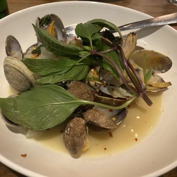 Amazing Basil - We ordered this clam dish with basil. Very fresh flavor and not too salty. - Asian Fusion Near Me - Fremont, California Amazing Basil - We ordered this clam dish with basil. Very fresh flavor and not too salty. - Asian Fusion Near Me - Fremont, California
