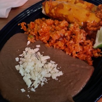La Chiquiada - The enchiladas - the beans are SO good too!! - Mexican Near Me - Decatur, Georgia