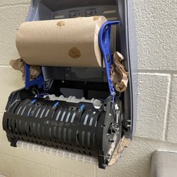 Lowe's Home Improvement - Broken dispenser.
