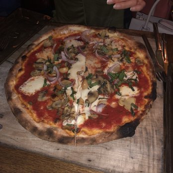 Cibo - Looks big but is so thin it can easily be eaten by two and one slice of this is equal to the average pizza. Yum! - Italian Near Me - Portland, Oregon