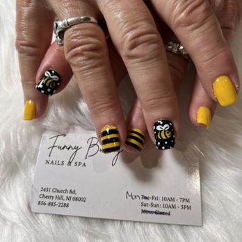Funny Bunny Nails & Spa - Bumblebee designs - Waxing Near Me - Cherry Hill, New Jersey Funny Bunny Nails & Spa - Bumblebee designs - Waxing Near Me - Cherry Hill, New Jersey