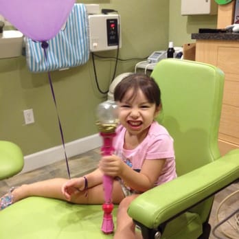 Palmdale Children's Dental - Someone was extra happy showing off her clean smile! Thanks Dr Sadek              (post treatment) - Pediatric Dentists Near Me - Palmdale, California