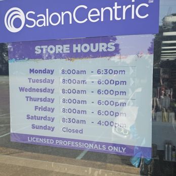 SalonCentric - Store Hours - Cosmetics & Beauty Supply Near Me - Virginia Beach, Virginia SalonCentric - Store Hours - Cosmetics & Beauty Supply Near Me - Virginia Beach, Virginia