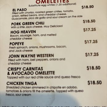 Original Breakfast House - We ordered the Popeye omelette. Very well done. - Breakfast & Brunch Near Me - Phoenix, Arizona
