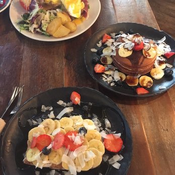 El Arbol Brunch - Pancakes and Peanut butter toast - Modern European Near Me - Barcelona, B