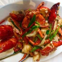 Ginger onion lobster