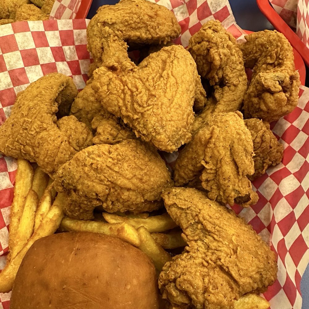Sam's Southern Eatery - Giant wings and it's like a rally's fry but lighter and not so greasy. - Burgers Near Me - Harvey, Louisiana Sam's Southern Eatery - Giant wings and it's like a rally's fry but lighter and not so greasy. - Burgers Near Me - Harvey, Louisiana