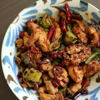 Szechuan House - Takeout Sauteed Diced Chicken with Pepper ($14.95) – fried strips of chicken, spicy from three types of peppers - Chinese Near Me - Hamilton, New Jersey Szechuan House - Takeout Sauteed Diced Chicken with Pepper ($14.95) – fried strips of chicken, spicy from three types of peppers - Chinese Near Me - Hamilton, New Jersey