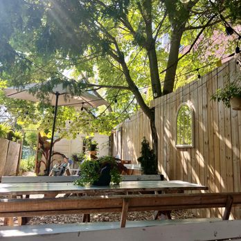 Now & Later - Lovely Back Patio - Wine Bars Near Me - Toronto, Ontario