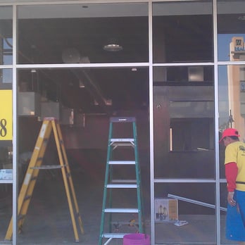 Qui Glass & Mirror - Storefront before! - Windows Installation Near Me - Diamond Bar, California