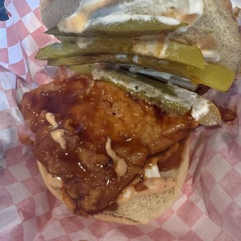 Halal Kitchen and Wingeats - Sweet and Hot Chicken Sandwich - Wraps Near Me - Sugar Land, Texas